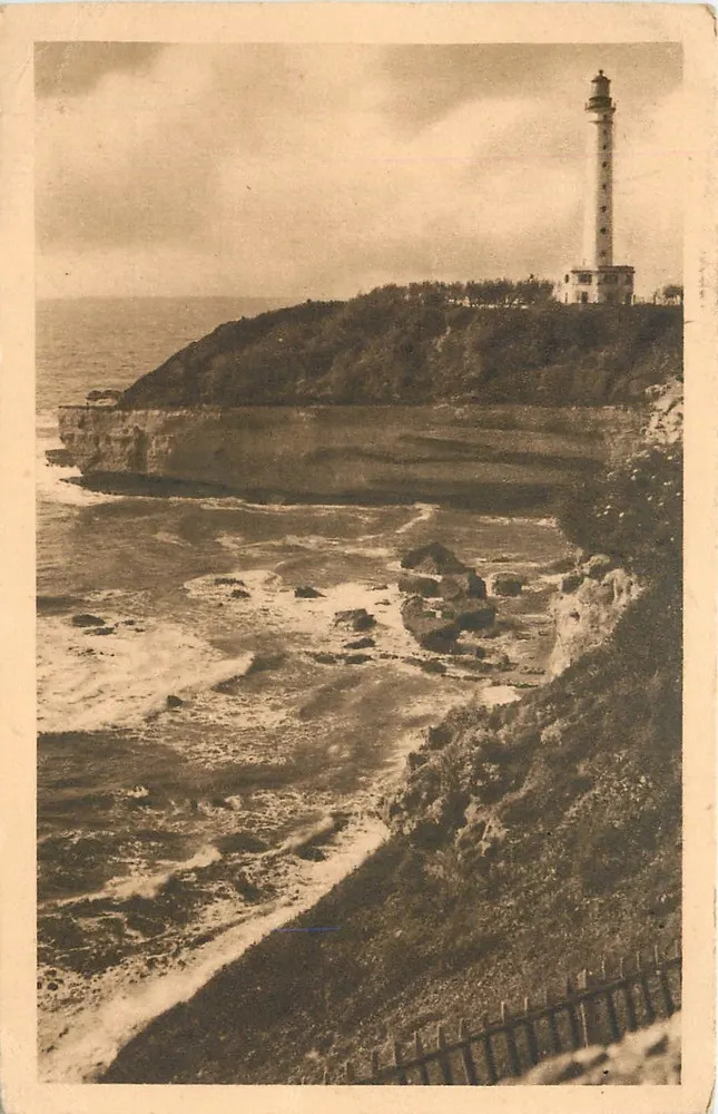 Farol de Biarritz — Costa Sul — Éditions d'Art Toulouse - Frente