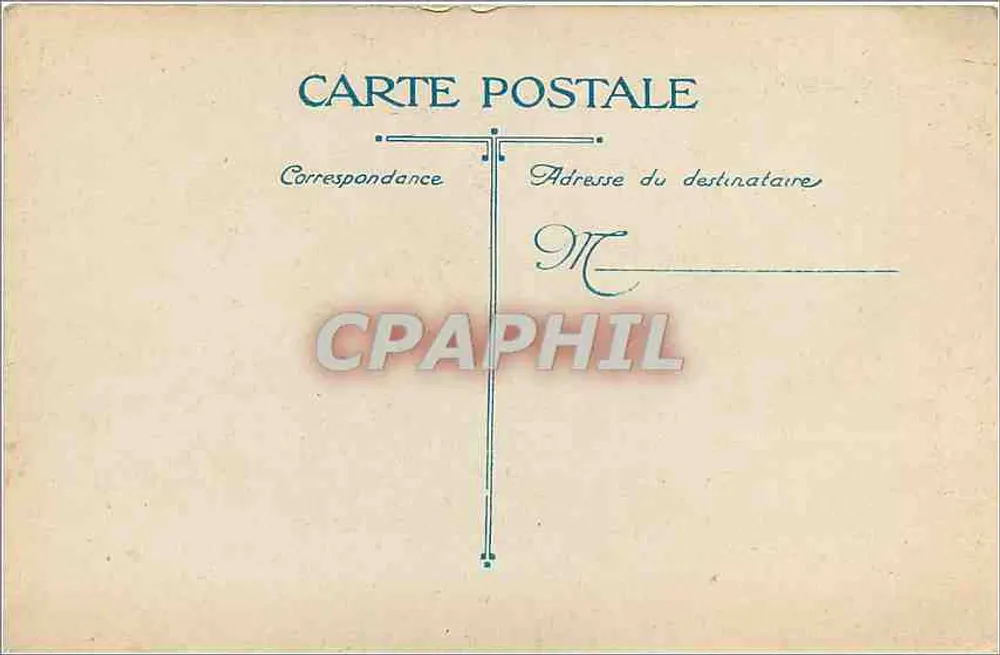 Le Rocher de la Vierge — Biarritz — L.V.C. n° 1727 - Verso