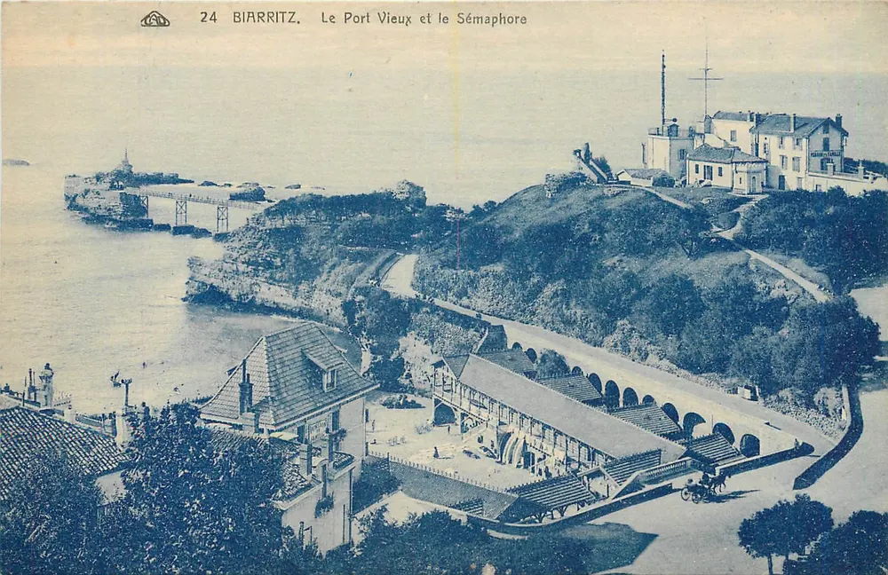 Biarritz, Le Port Vieux et le Sémaphore — n° 24 - Recto