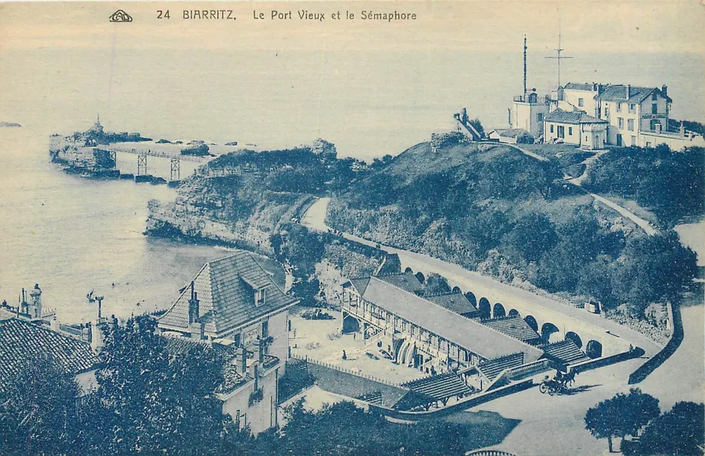 Biarritz. Le Port Vieux et le Sémaphore — n° 24 - Recto