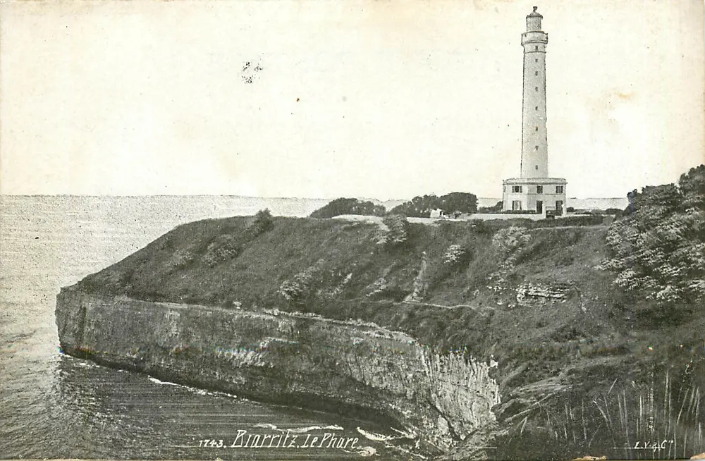 Biarritz, O Farol — Editor L.V.4C, n° 1743 - Frente