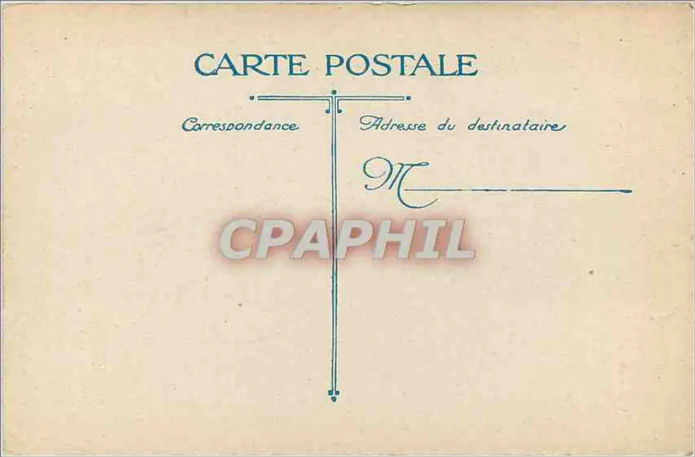 Biarritz. Casino Municipal Hotel Palais e o Farol — Editor L. Y. Z. n°1720 - Verso