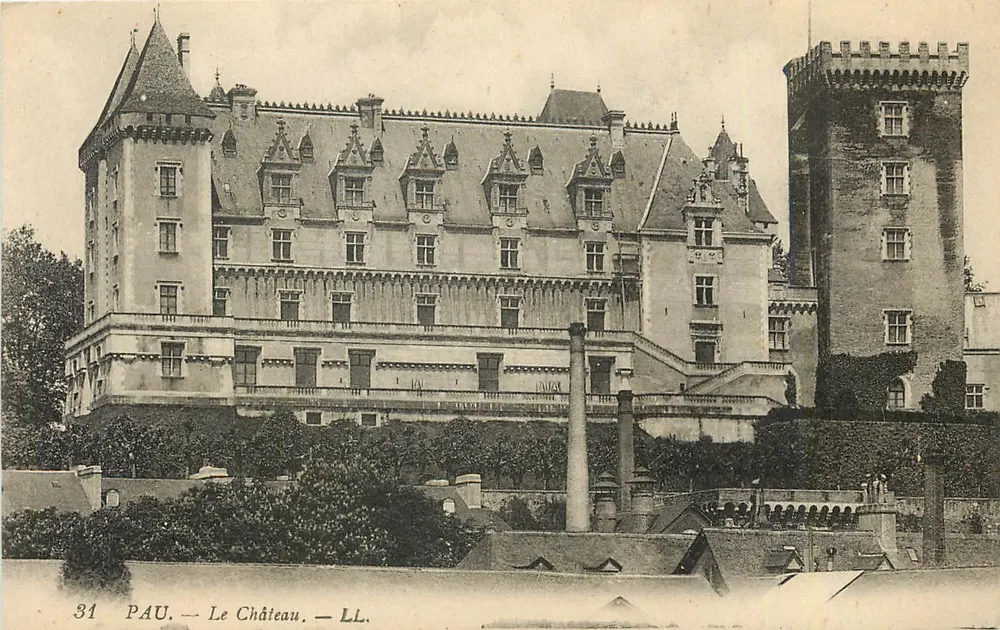 Pau — O Castelo — LL. — Editor LL. — N° 31 - Frente