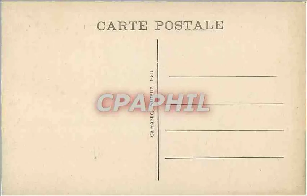 Pau — Winter Palace, viewed from the front — C.C. n°11 - Back
