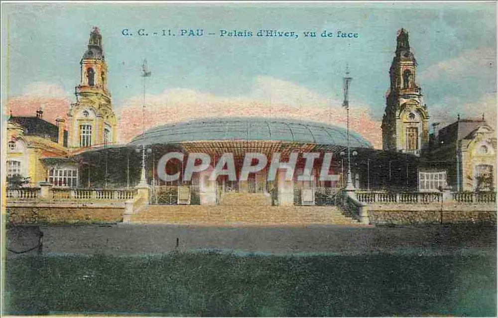 Pau – Palácio de Inverno, visto de frente — C.C. - 11 - Frente