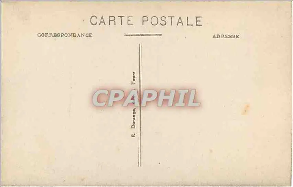 Ussé (Loir-et-Cher) — Le Château (monument historique XVᵉ et XVIᵉ s.) — R. D. - Verso