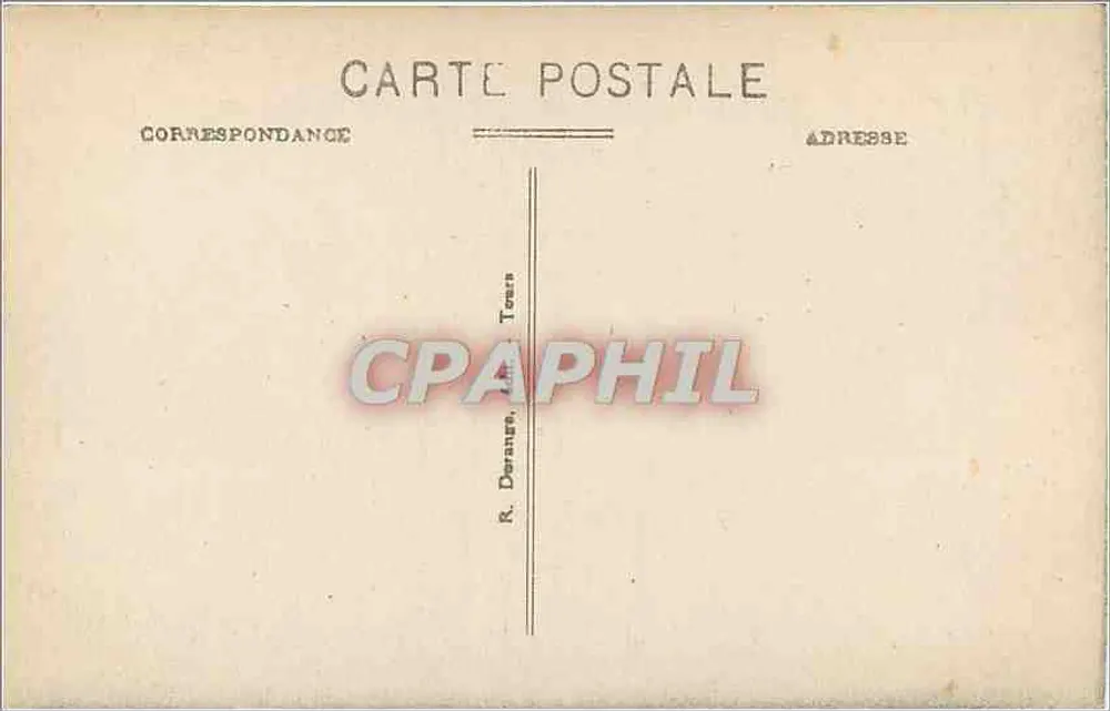 Château d'Ussé — monument historique XVᵉ et XVIᵉ siècles — R.D. - Verso