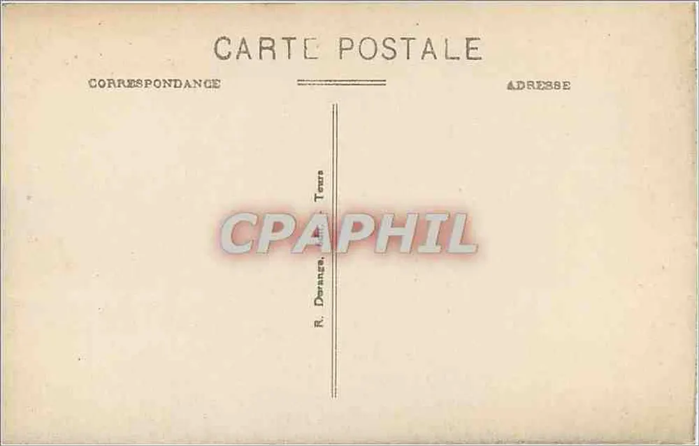 Ussé (Loir-et-Cher) — Le Château (mon. hist. XVᵉ et XVIᵉ s.) — R.D. - Verso