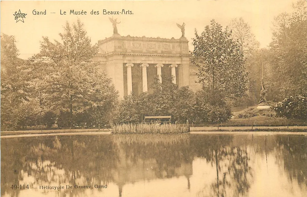 Gand — O Museu de Belas Artes — Heliotipia De Graeve, Gand, n°49-114 - Frente