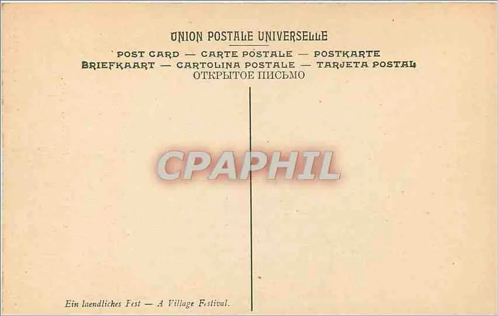 Fête villageoise — MolenAer — Musée de Gand - Verso
