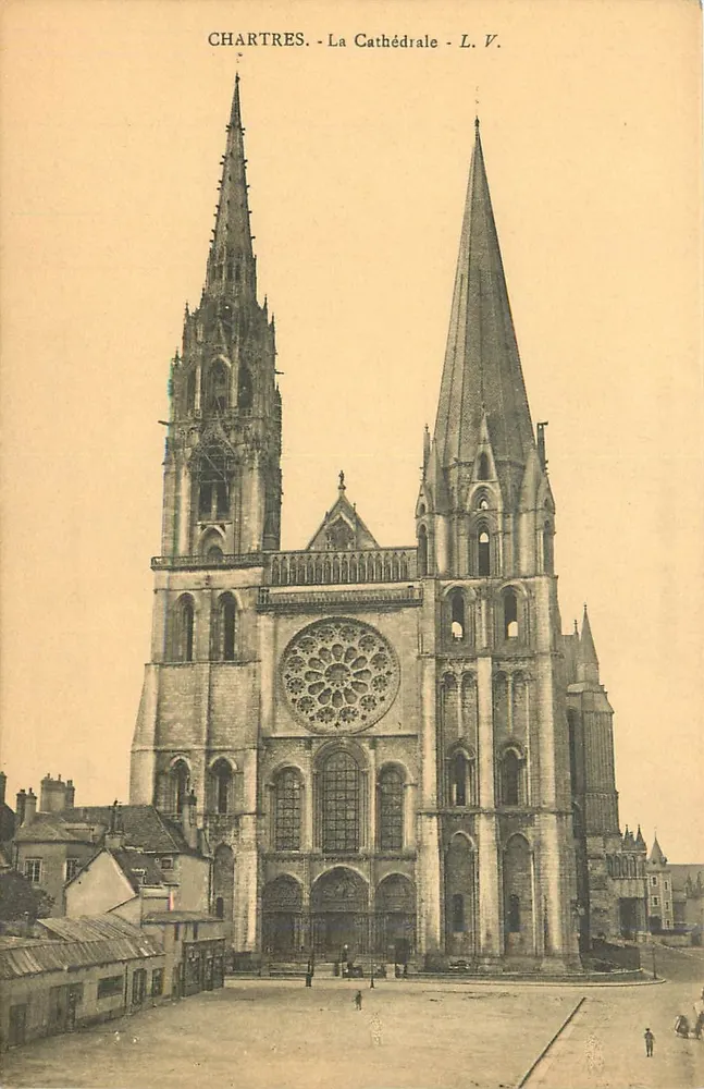 Chartres - A Catedral - L. V. - Frente