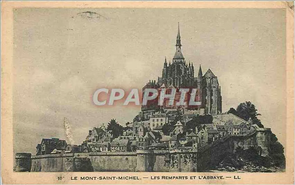 Mont-Saint-Michel — Die Mauern und die Abtei — LL - Vorderseite