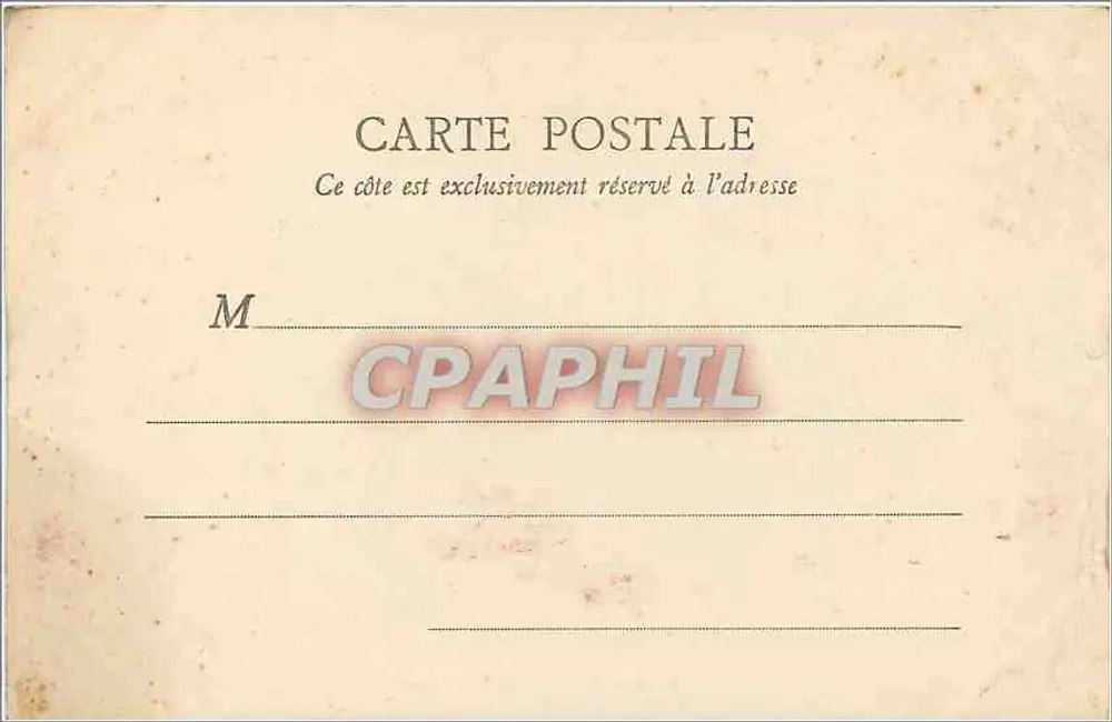 Pau — O Castelo e o Parque — D.J.C., Paris, n°14 - Verso