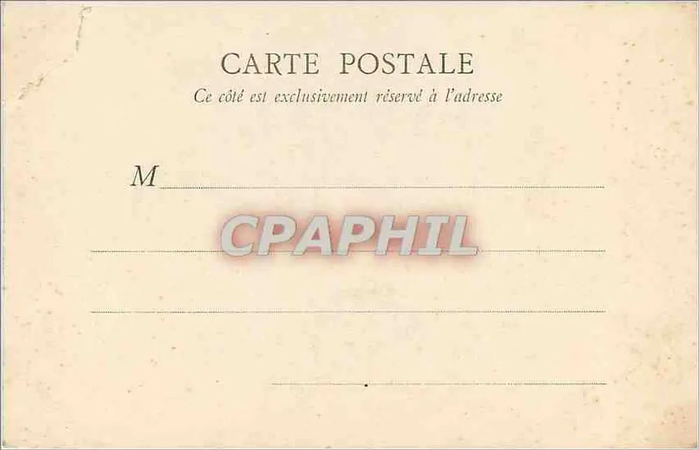 Biarritz — Rocher de la Vierge — B. J. C., Paris, n°27 - Verso