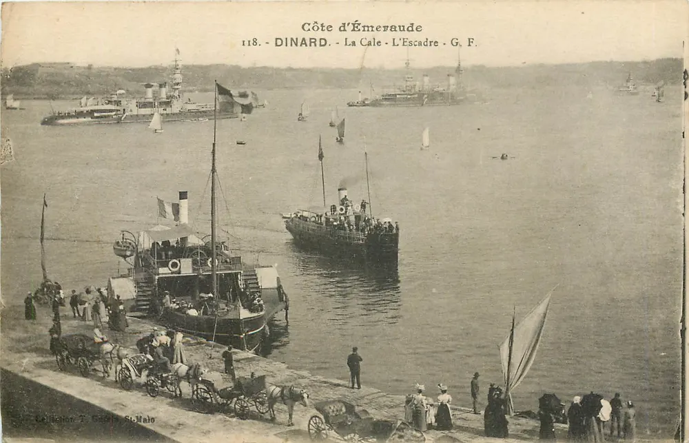 Côte d'Émeraude - Dinard - L'Escadre - G. F. - n°118 - Frente