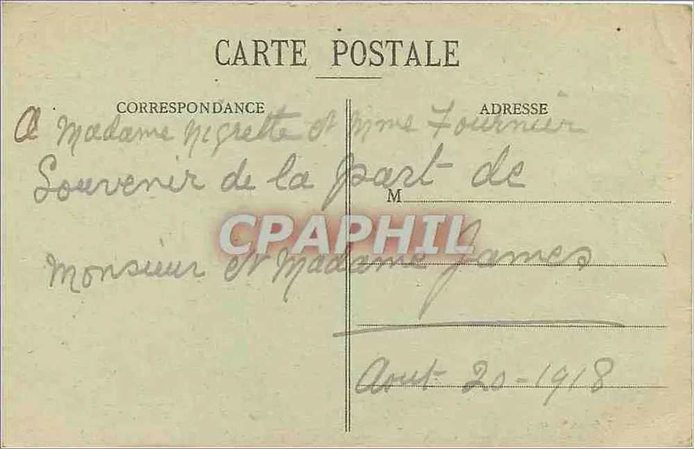 Côte d'Émeraude - Dinard - L'Escadre - G. F. - n°118 - Verso