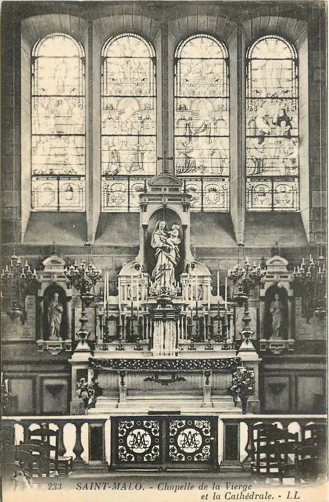 Saint-Malo - Kapelle der Jungfrau und die Kathedrale - LL - Vorderseite