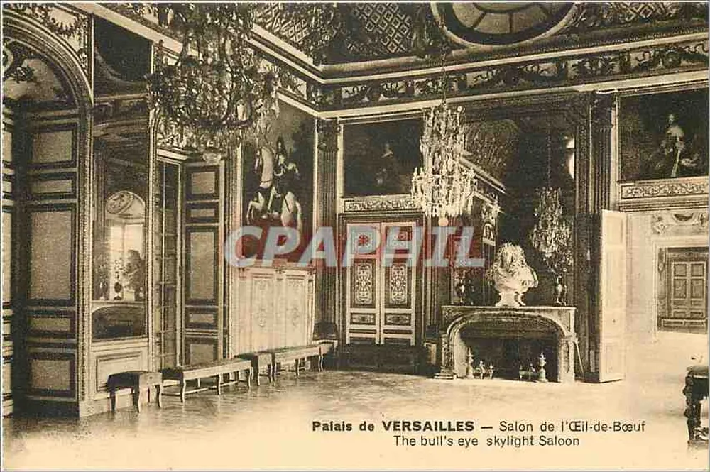 Palacio de VERSAILLES — Salón del Ojo de Buey — A. Bonselier - Anverso