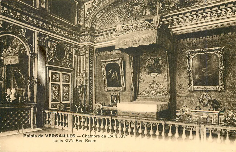 Palazzo di VERSAILLES — Camera di Luigi XIV — A. Boudard - Recto