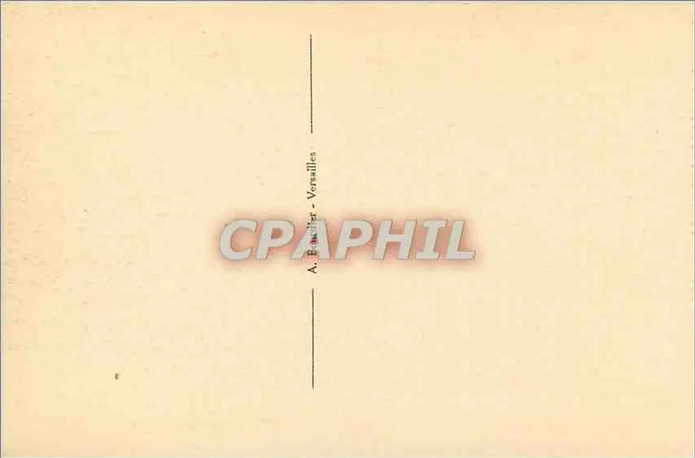 Palácio de VERSAILLES — Sala do Conselho — Cabinet Council Room - Verso
