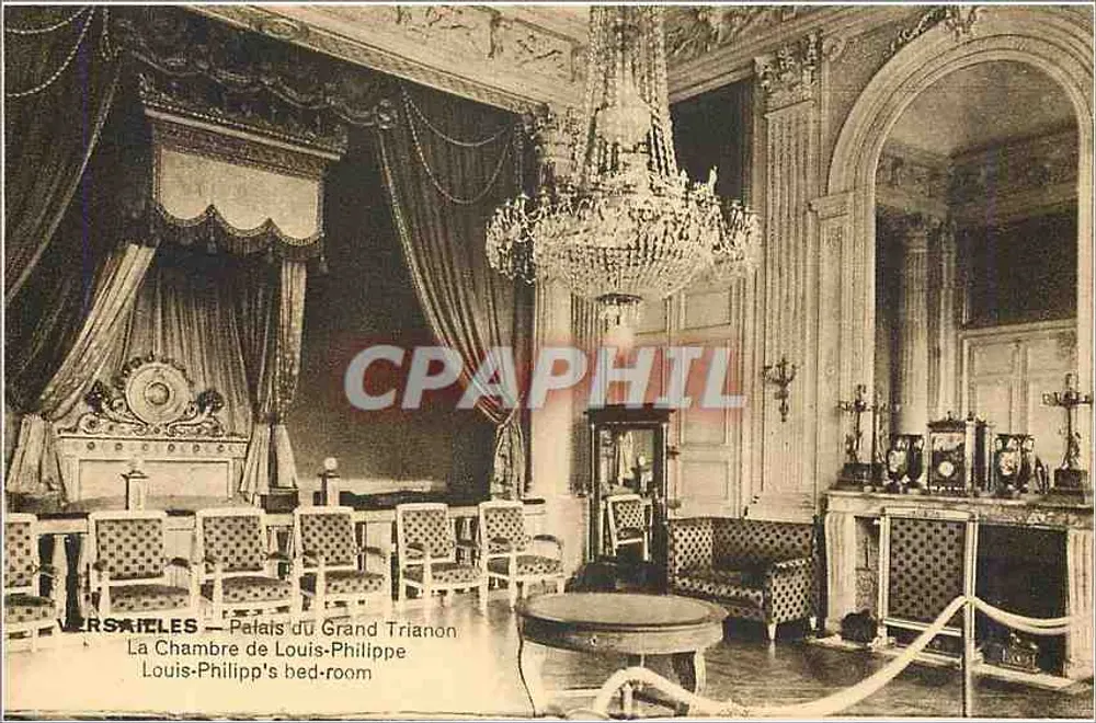 Zimmer von Louis-Philippe — Schloss des Großen Trianon — A. Boucher - Vorderseite