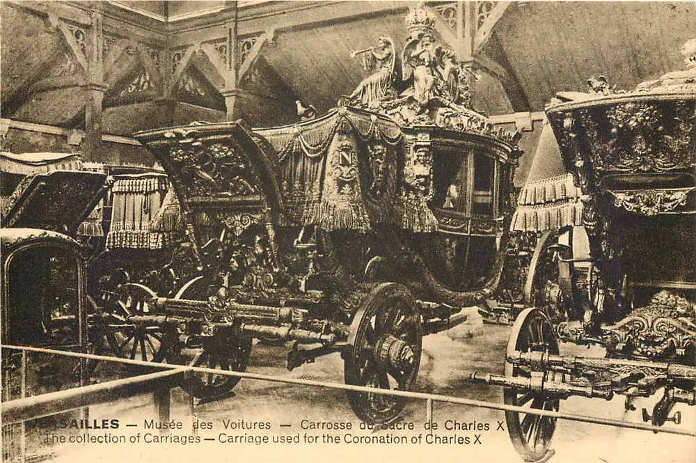 Versailles — Musée des Voitures — Carrosse du Sacre de Charles X - Recto