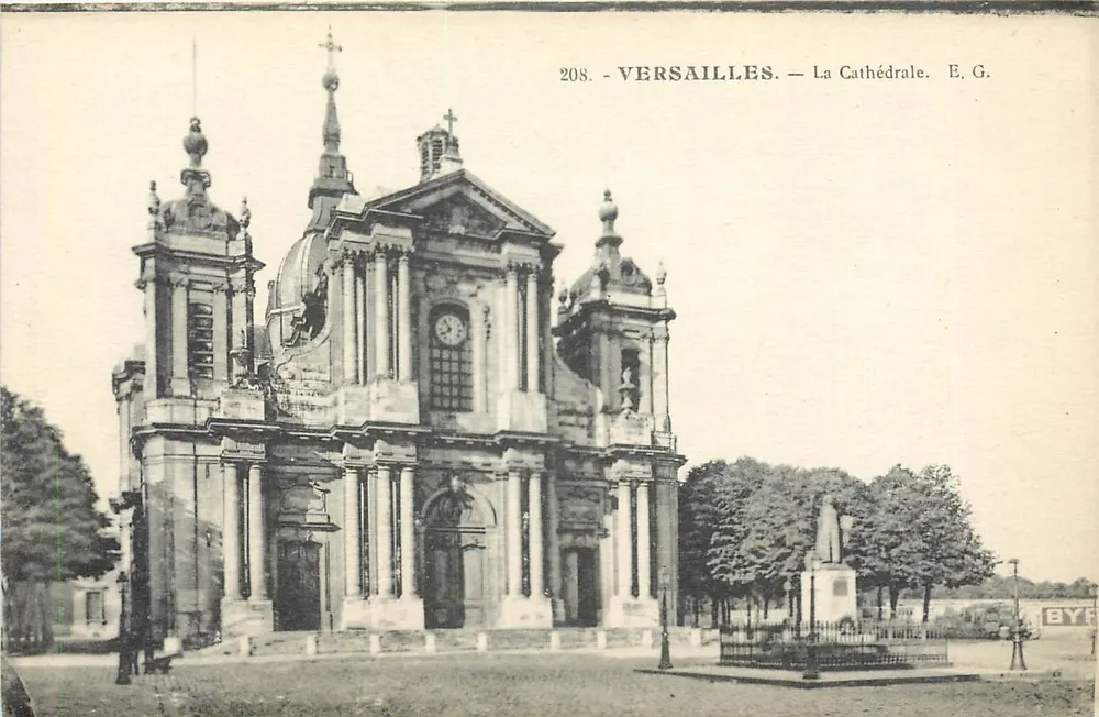 Versailles — A Catedral — E. G. - Frente
