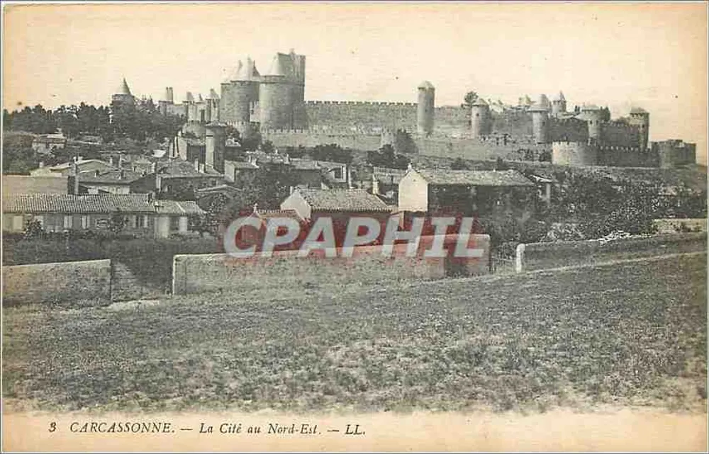 Carcassonne — A Cidade ao Nordeste — LL - Frente