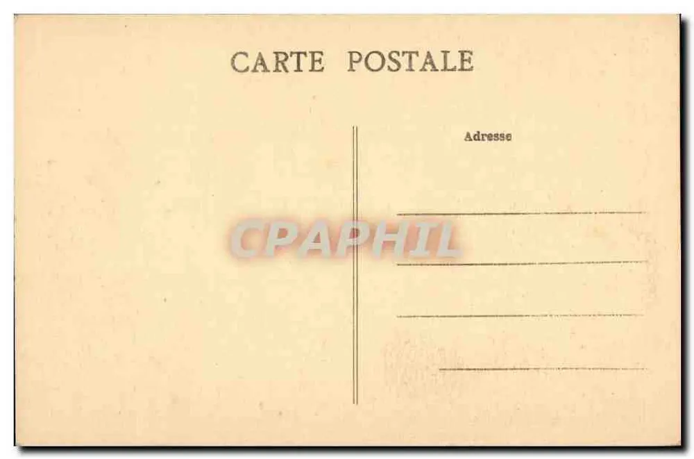 Geschlossenes Bett und bretonisches Wiegen — Sammlung Villard, Quimper — n° 1652 - Rückseite