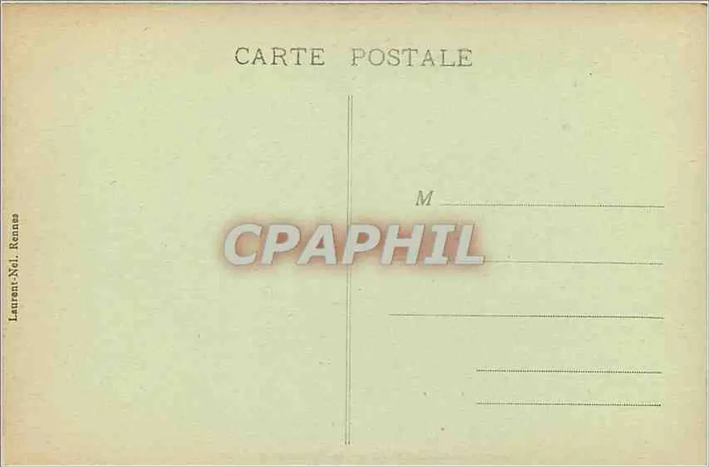 Ste-Anne-d'Auray - O Calvário e o Claustro — Laurent-Néel, Rennes, n°4047 - Verso