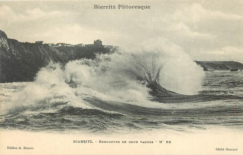 Biarritz - Encontro de duas ondas - N° 69 - Edição A. Simons - Frente