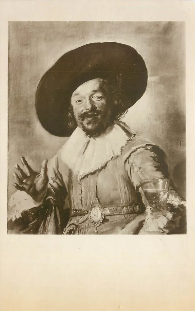 Hans van Rijn — O alegre bebedor — Rijksmuseum-Amsterdam - Frente