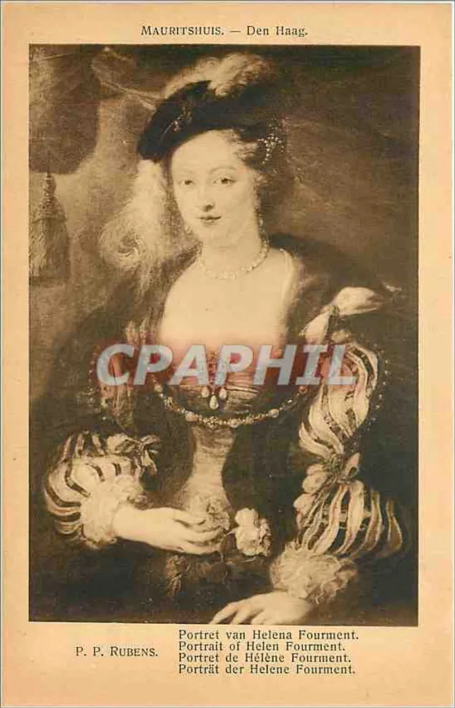 Porträt von Helena Fourment — Mauritshuis-Museum, Den Haag — P. P. Rubens - Vorderseite
