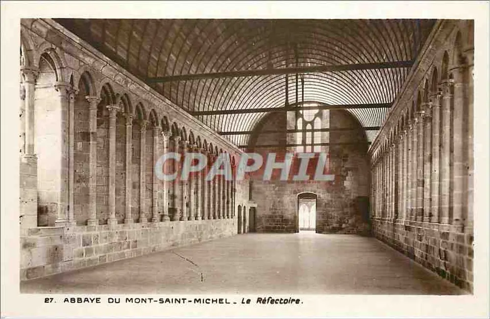 Abtei Mont-Saint-Michel — Der Refektorium — Edition der historischen Denkmäler im Grand Palais - Vorderseite