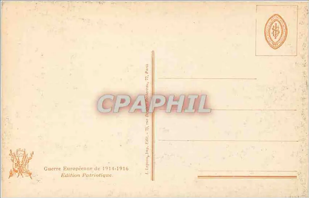 Arras - Portal der Kirche Saint-Jean-Baptiste und Seitenansicht — Verlag E Davrinche, Nr. 11 - Rückseite