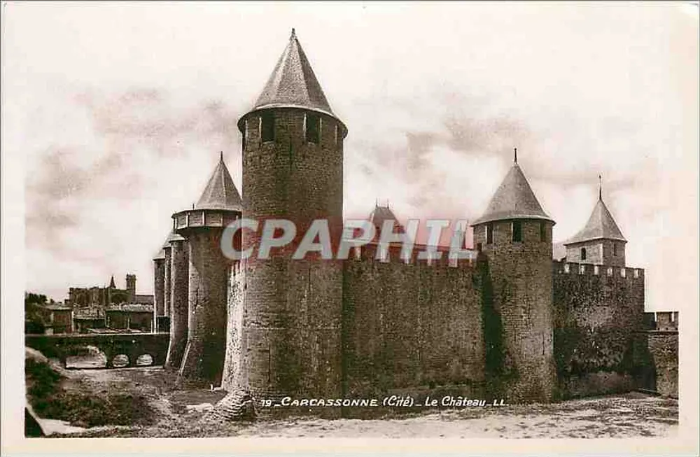 Carcassonne (Cidade) — O Castelo — LL n°19 - Frente