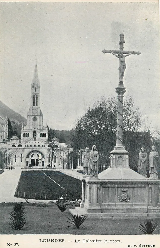 Lourdes — O Calvaire breton — D. T. Editora, n° 27 - Frente
