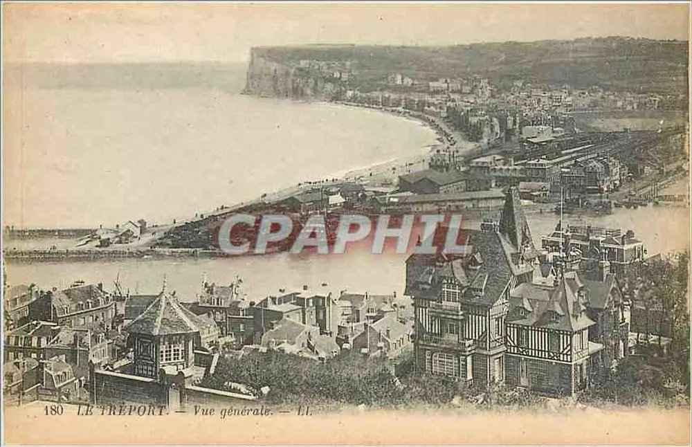 Le Tréport — Widok ogólny — Wyd. L. Levy Fils & Cie, Paryż - Awers