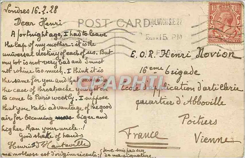 Londres - Pont da Torre, Basculas em Elevação — No. 27 - Verso
