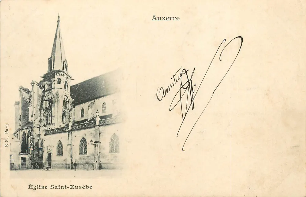 Igreja de São Eusébio — Auxerre — B.E., Paris - Frente