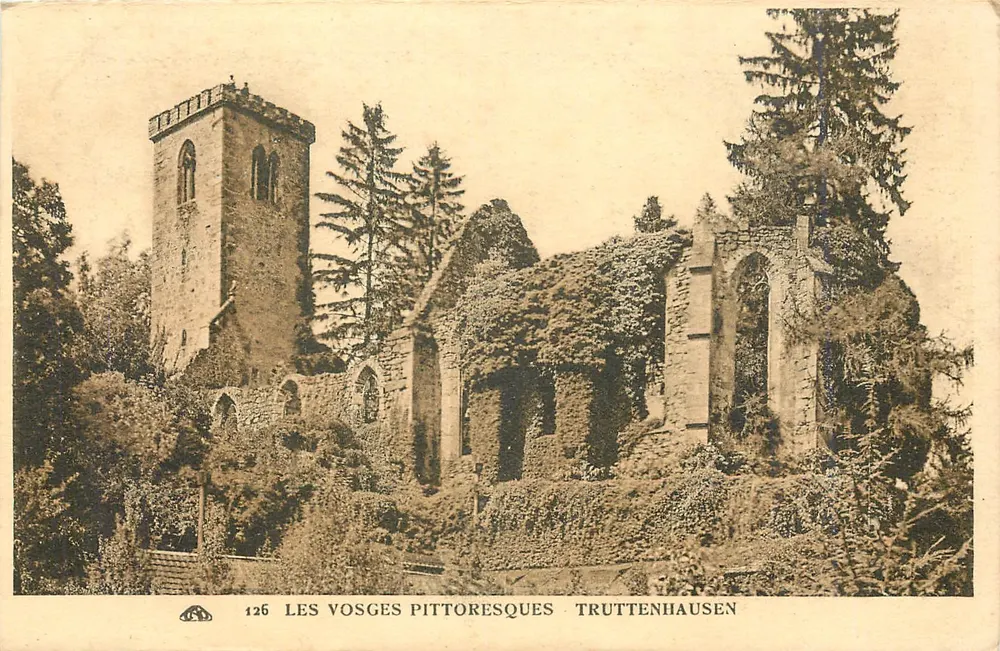 Ruines de Truttenhausen — Les Vosges pittoresques — n° 126 - Recto