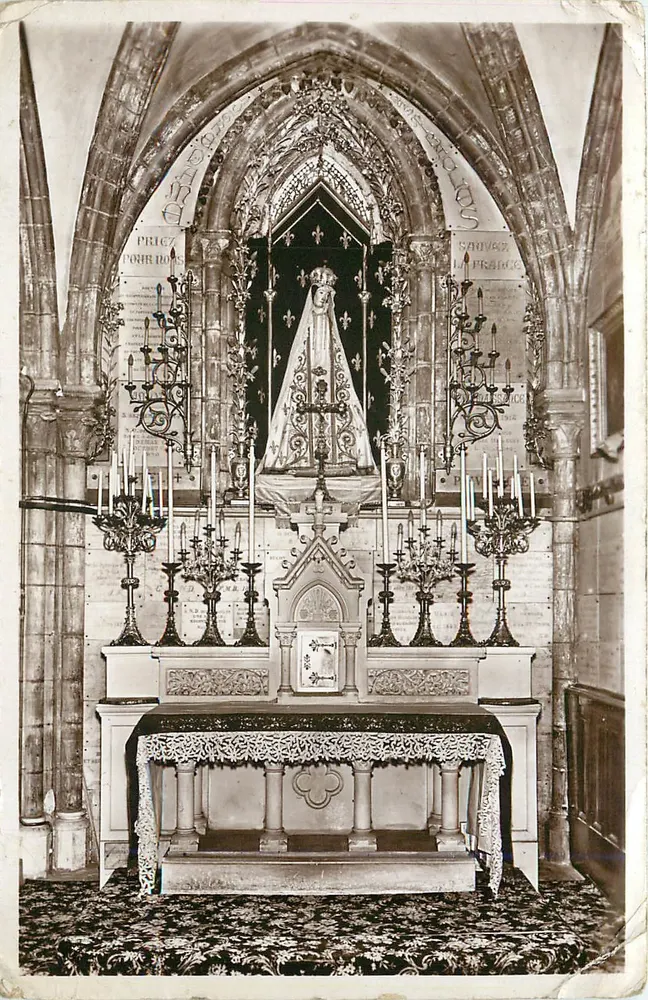 Saint-Nicolas de Saint-Maur (Seine) — Notre-Dame des Miracles — Vierge en bois du xixe siècle - Recto