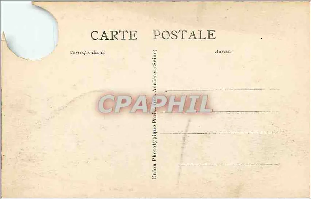 Montescourt (Aisne) - O Chalet (Vista da frente) — Editor A. Dhervilly - Verso