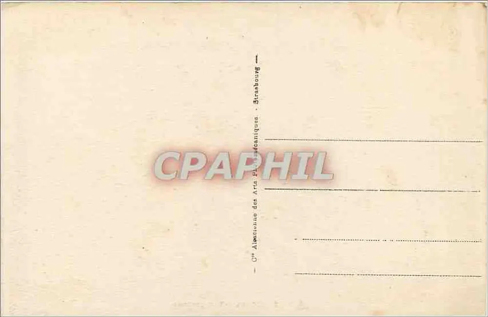 Épinal — Vista geral — C° Albinonie dos Artes Plastidomínicas — Strasbourg - Verso