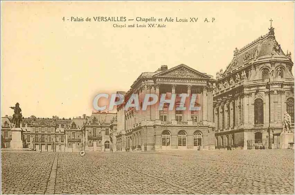 Palais de VERSAILLES — Chapelle et Aile Louis XV — A. P. - Recto