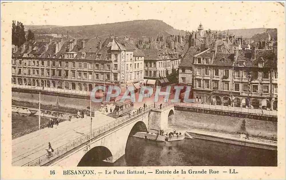Besançon — Die Schleuse — Eingang zur Grande Rue — LL. — n°16 - Vorderseite