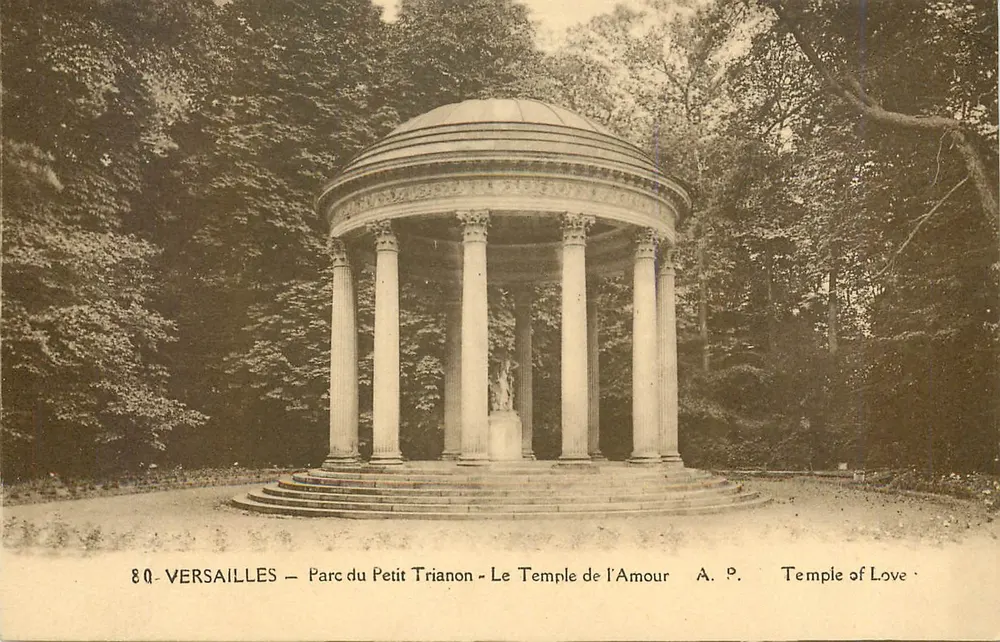 Versailles - Parc du Petit Trianon - Le Temple de l'Amour - A. P. - Recto