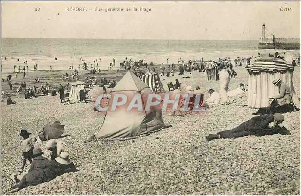 Réport — Vista geral da Praia — CAP. - Frente