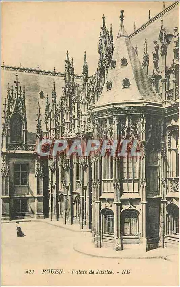 Rouen - Palácio de Justiça - ND - Frente