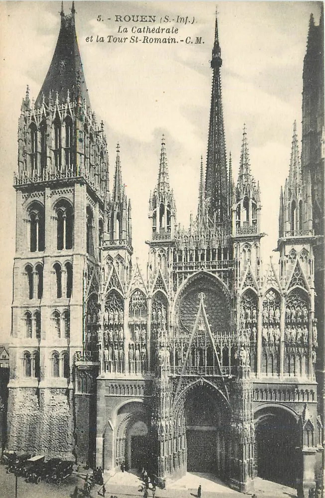 Rouen (S.-Inf.) — Die Kathedrale und die Turm St-Romain — C.M. - Vorderseite